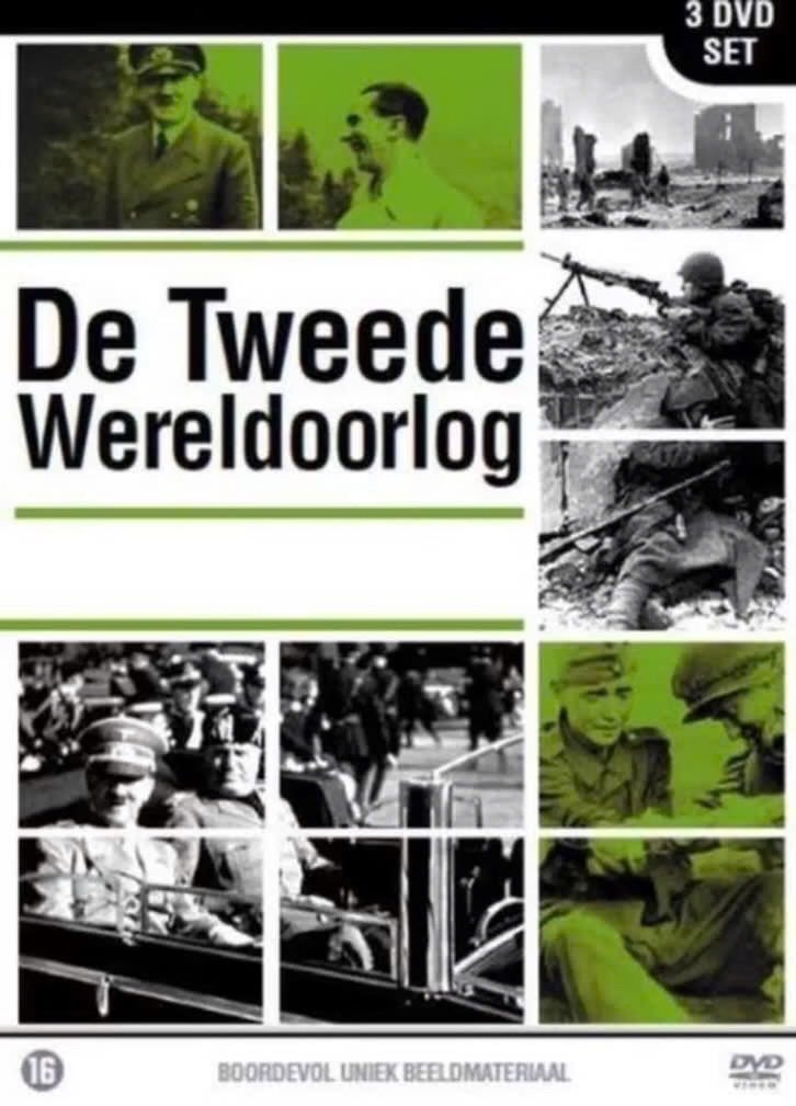 De Tweede Wereldoorlog (3 dvd’s), Cd's en Dvd's, Ophalen of Verzenden, Nederlands