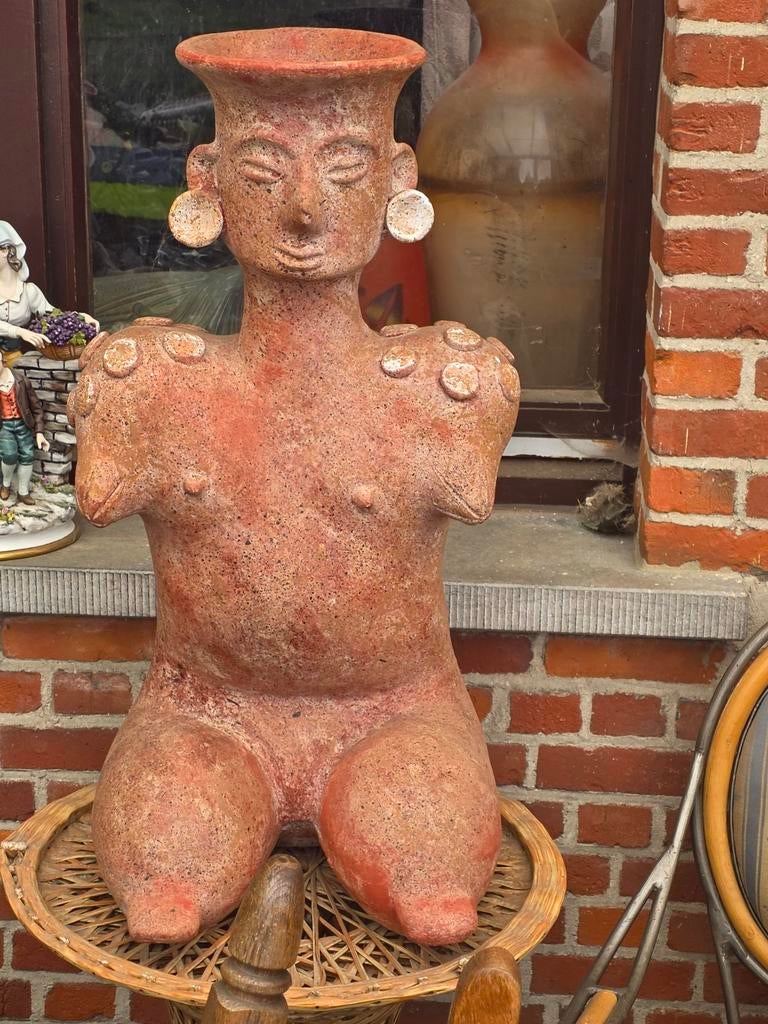 Terracotta beeld, Ophalen