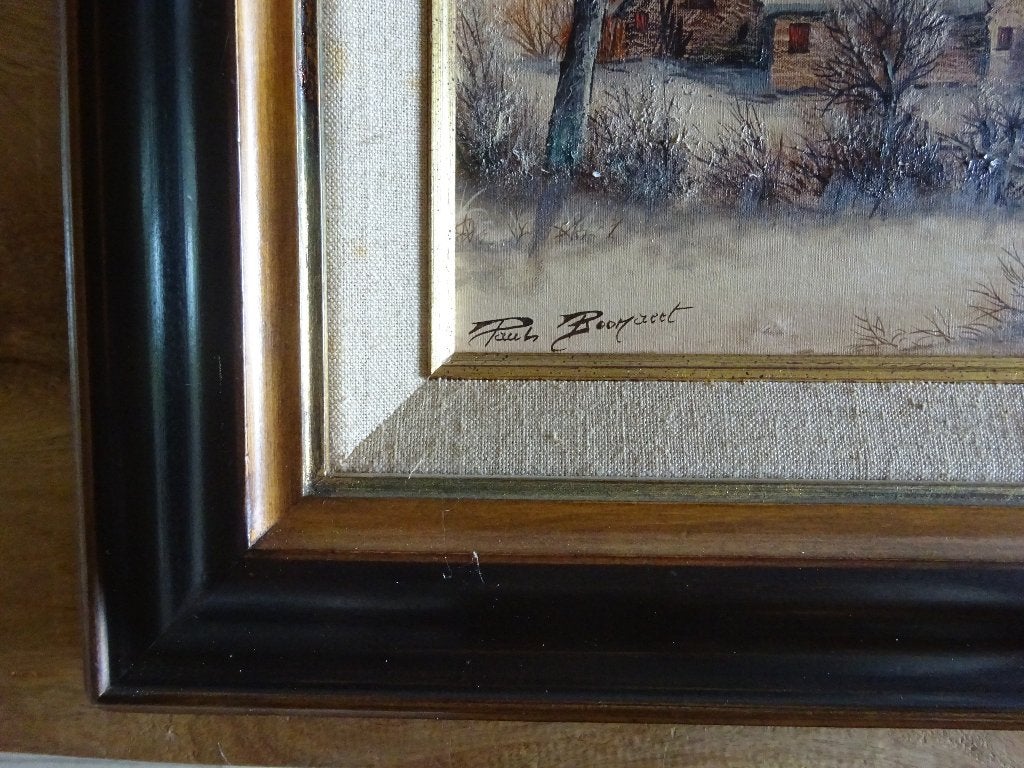 Paul Boonaert, Winter 1986, 30 x 40 cm, Antiek en Kunst, Ophalen of Verzenden