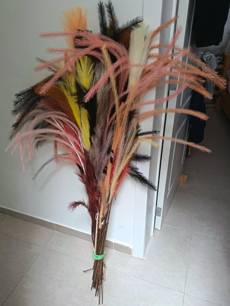 Bouquet de fleurs séchées d'herbe de la pampa., Maison & Meubles, Accessoires pour la Maison | Fleurs séchées, Enlèvement
