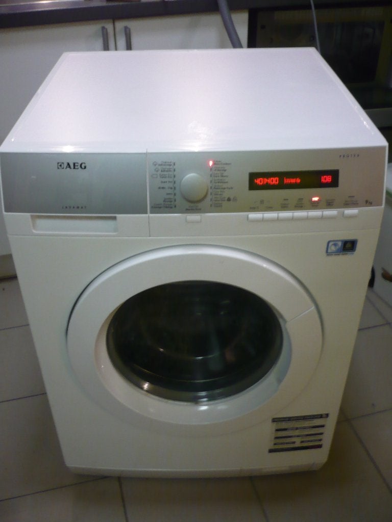 AEG Wasmachine 9kg, Elektronische apparatuur, Ophalen, Energieklasse A of zuiniger