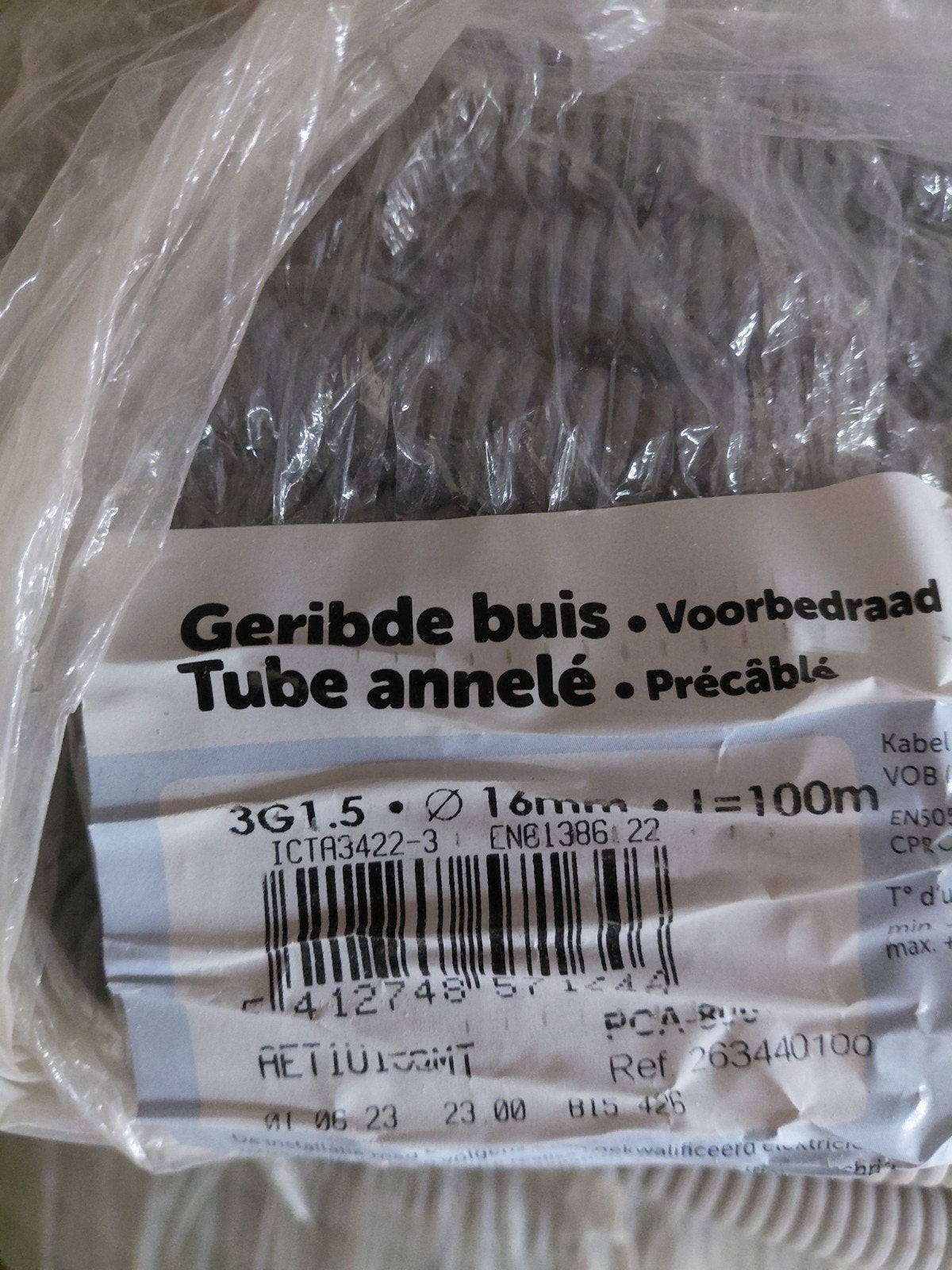 Vob 3g1,5 nog een 20 tal meter over, Enlèvement ou Envoi
