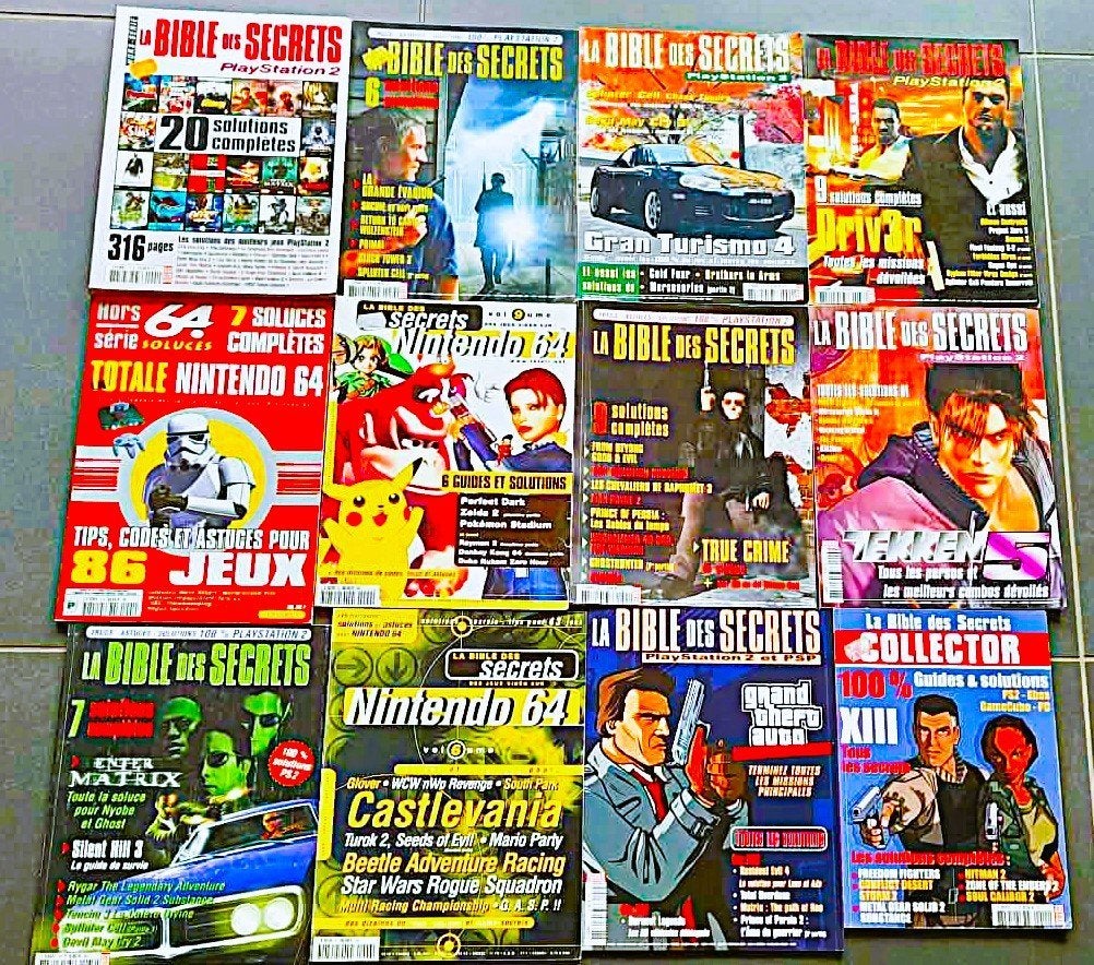 Magazine de soluces et tips x 64 et ps2, Consoles de jeu & Jeux vidéo, Enlèvement ou Envoi, Comme neuf