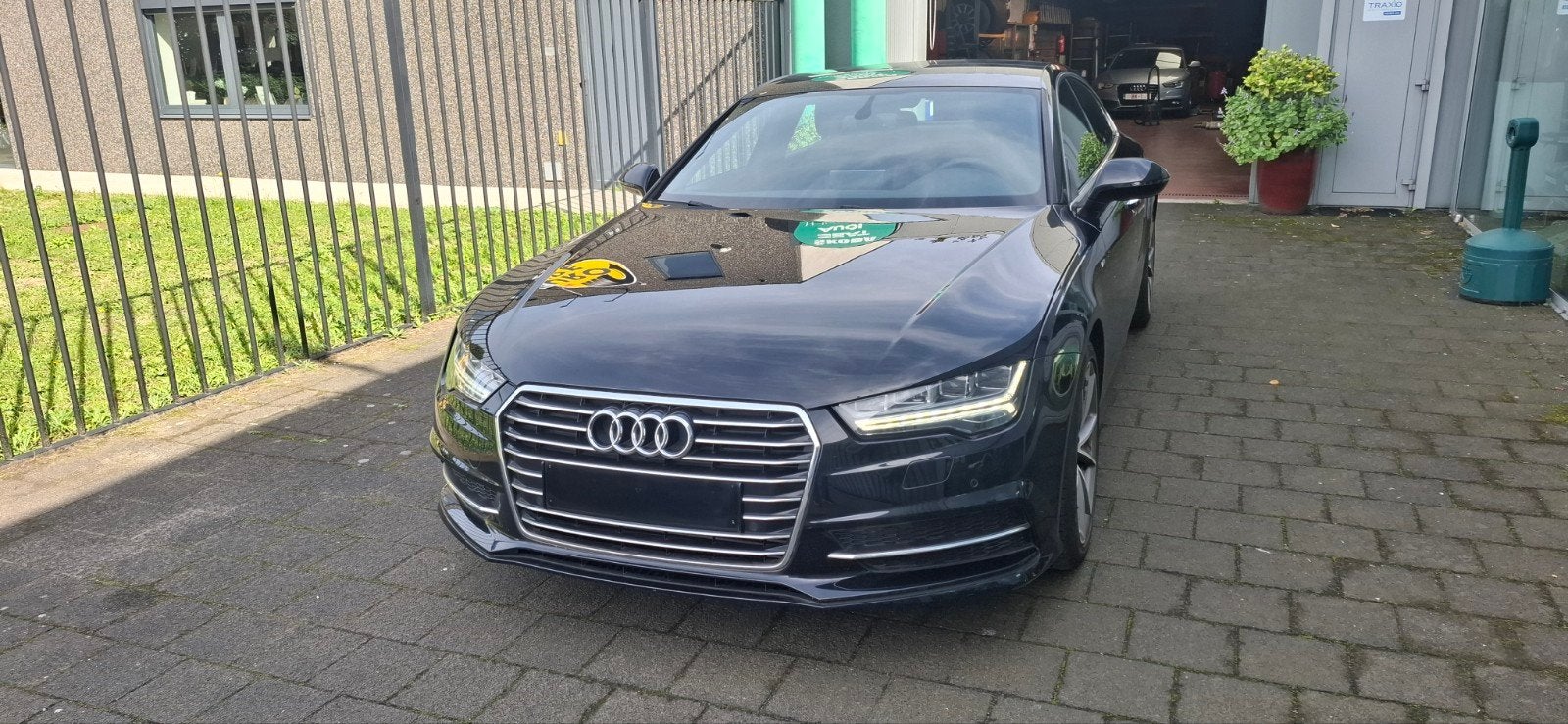 Audi A7 S-Line auto.1.8 140kw 37000km !!!, Auto's, 4 cilinders, Zwart, Leder, Bedrijf