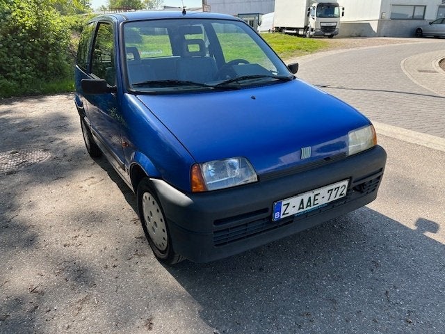 Fiat Cinquecento oldtimer RIJKLAAR - K O O P J E, Voorwielaandrijving, 4 zetels, Stof, Blauw