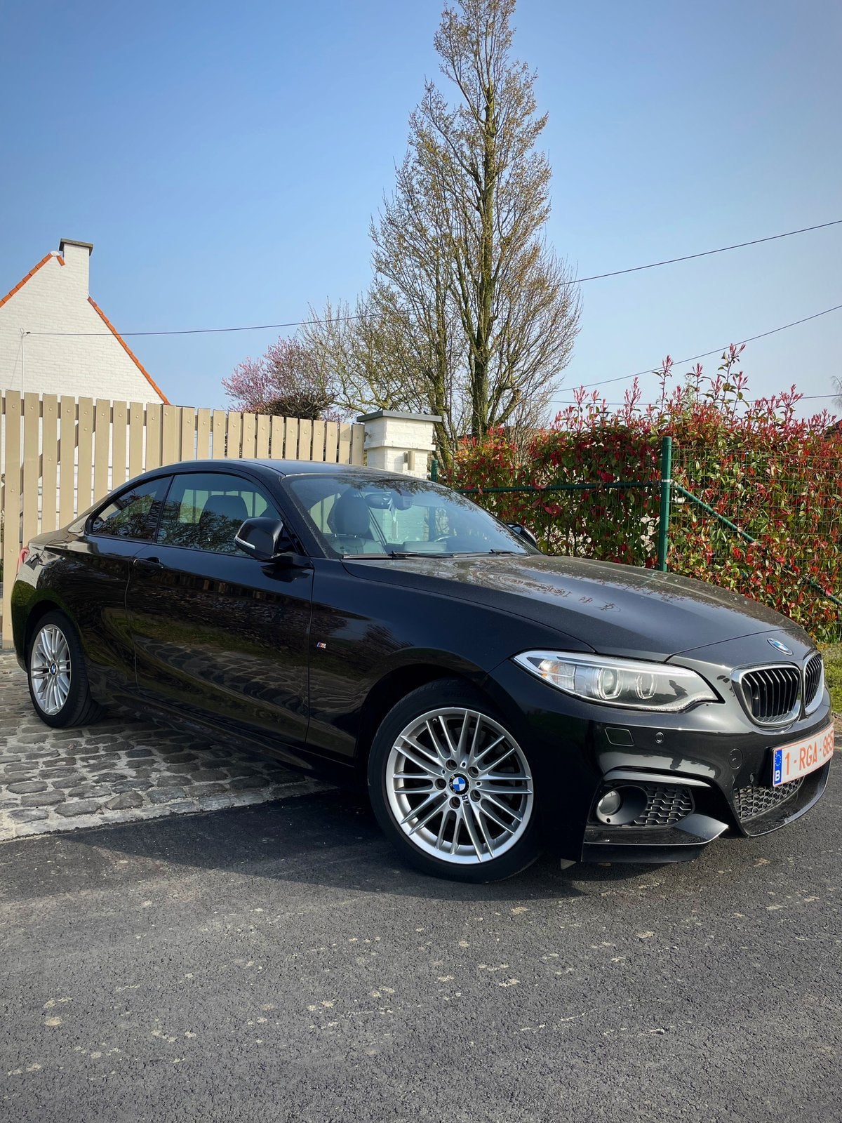 showroomstaat! BMW 220d xdrive M diesel in uitstekede staat, Auto's, BMW, Automaat, 4 zetels, USB, 2 Reeks