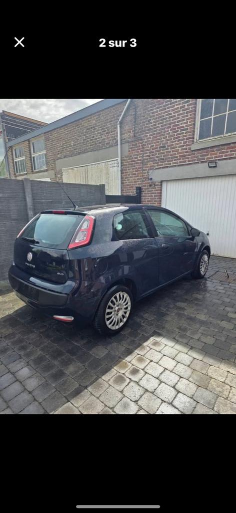 Fiat Punto Evo 2010 DIESEL - 1.3 multijet 154 000 km !!!, Autos, Achat, USB, Boîte manuelle, Noir