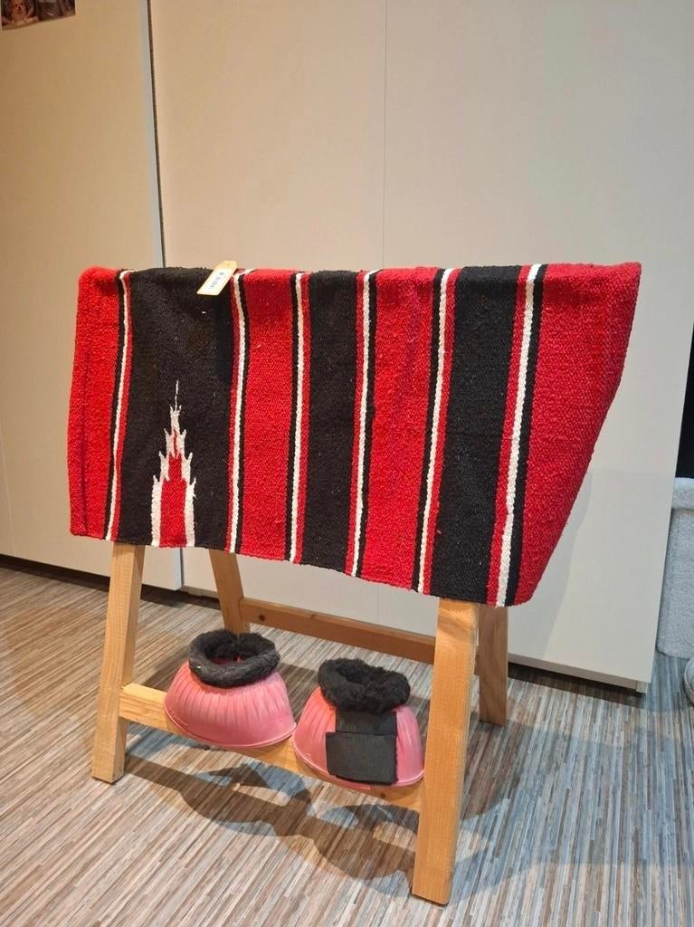 Western showblanket en rubberen bell boots., Ophalen of Verzenden, Nieuw