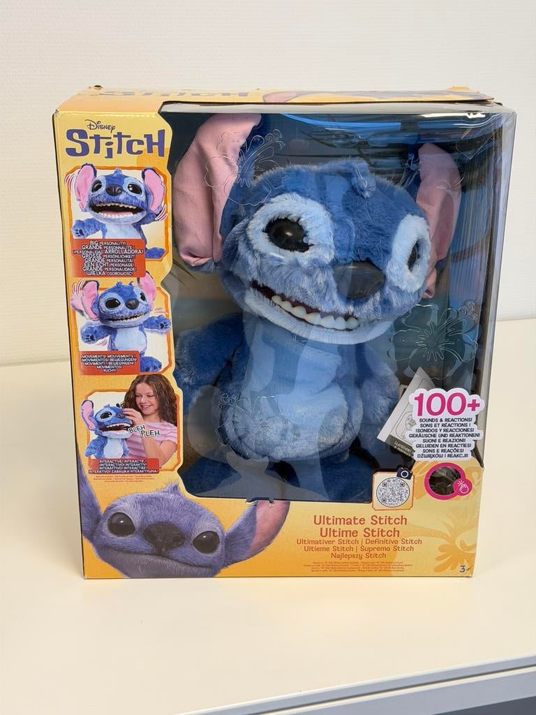 Peluche interactive Disney Stitch Ultimate 45 cm - Nouveau !, Collections, Enlèvement ou Envoi, Neuf, Figurine ou Poupée