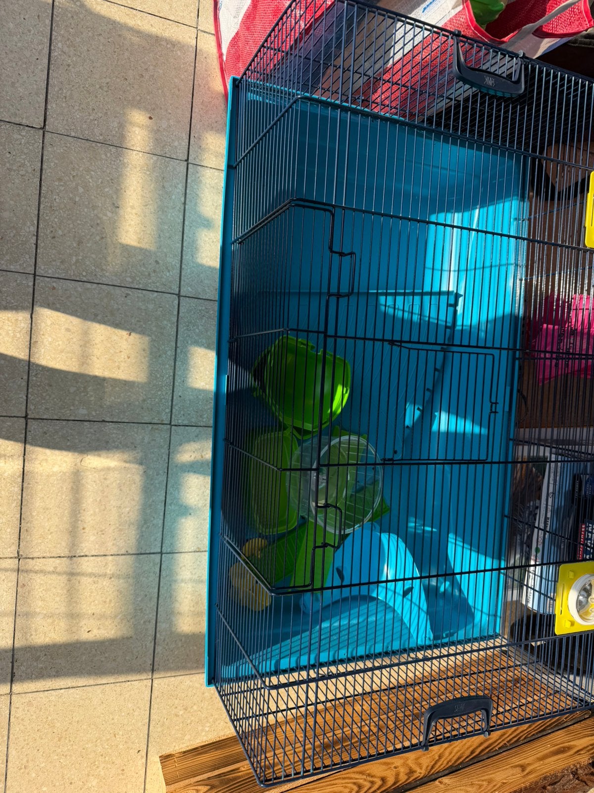 Hamster kooi met accessoires, Enlèvement, Comme neuf, Cage, Hamster