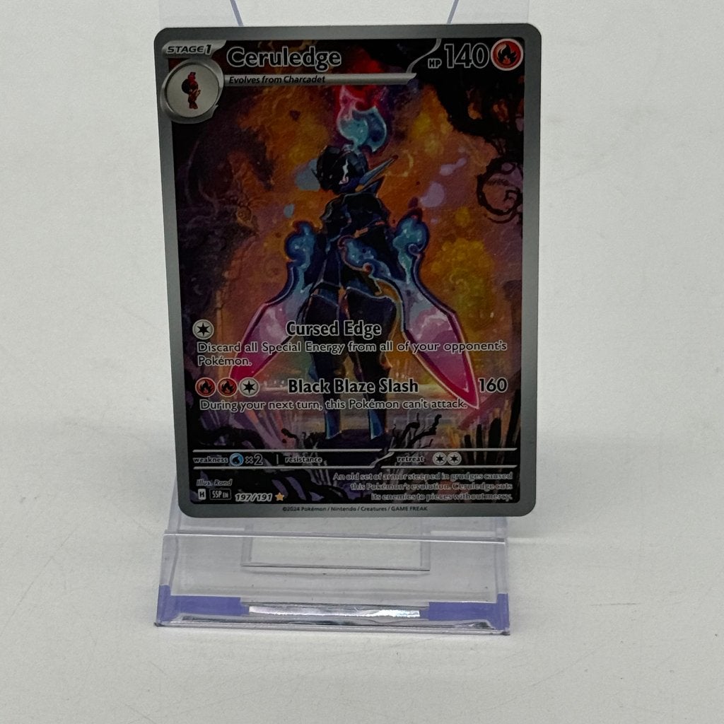 Pokémon - Ceruledge 197/191 Surging Sparks - NM, Enlèvement ou Envoi, Comme neuf, Foil