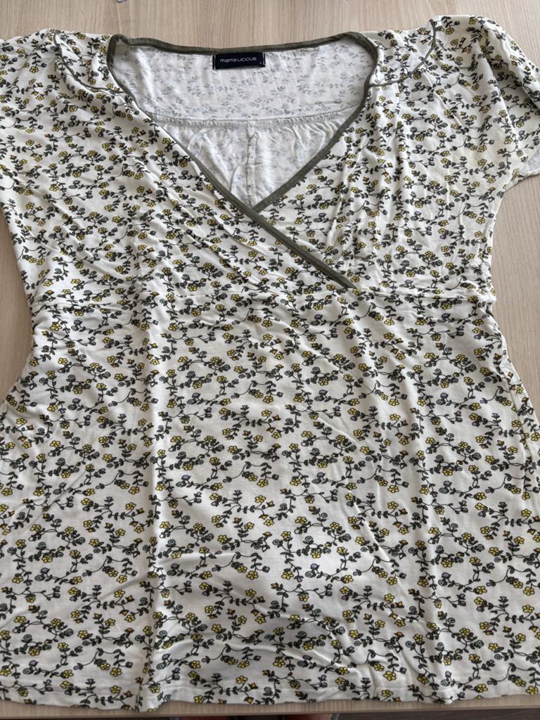 Zwangerschapstopje mamalicious maat 40, Kleding | Dames, Zwangerschapskleding, Wit, Maat 42/44 (L), Gedragen, Shirt of Top