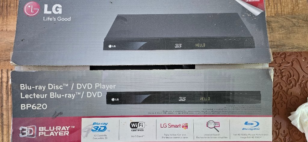 Lecteur Blu-Ray / DVD / CD, TV, Hi-fi & Vidéo, Enlèvement, Utilisé, LG