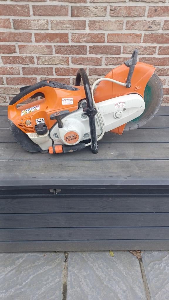 Sthil TS 480 i doorslijper., Ophalen