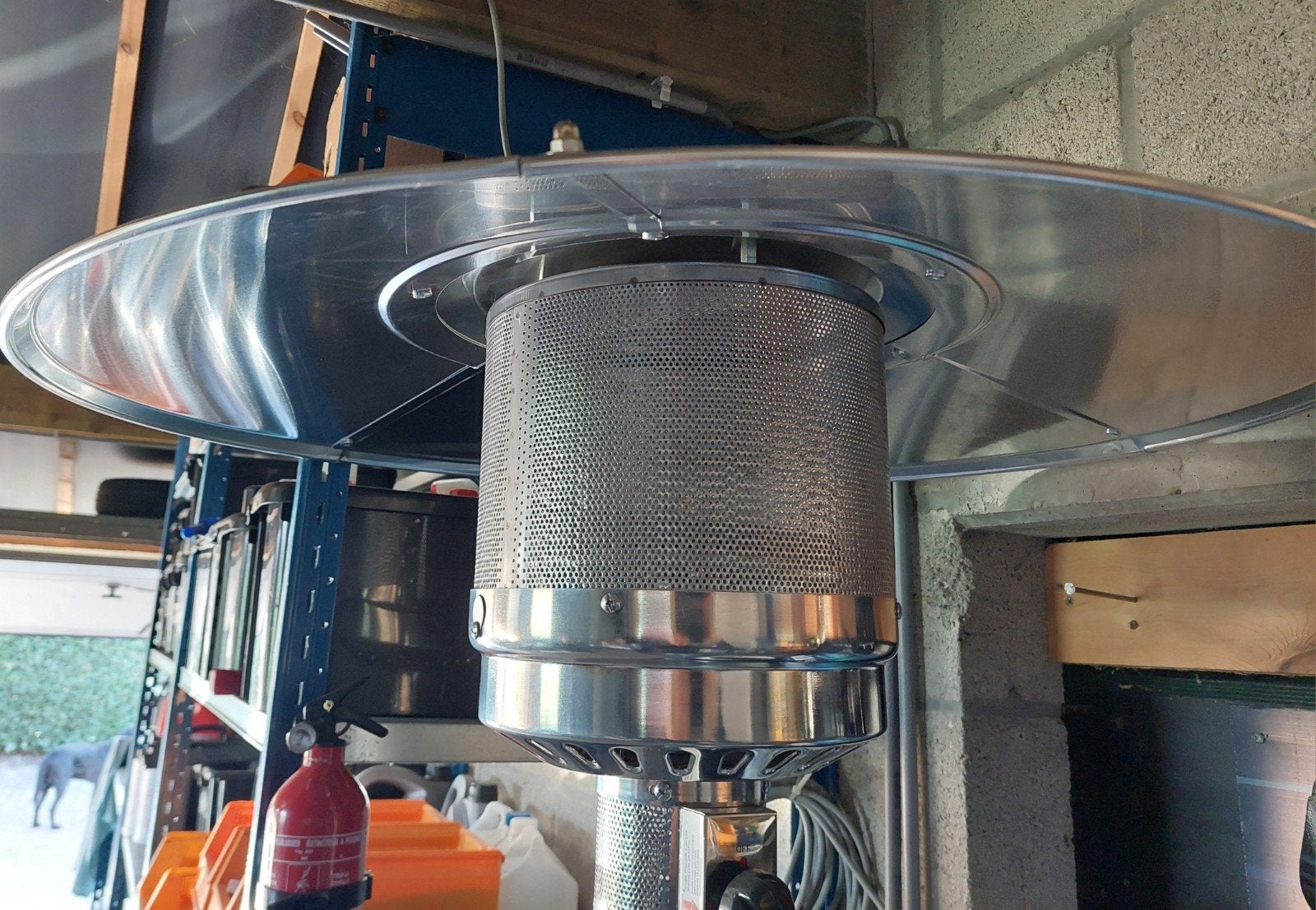 Nouveau chauffage de terrasse au gaz, Enlèvement, Gaz