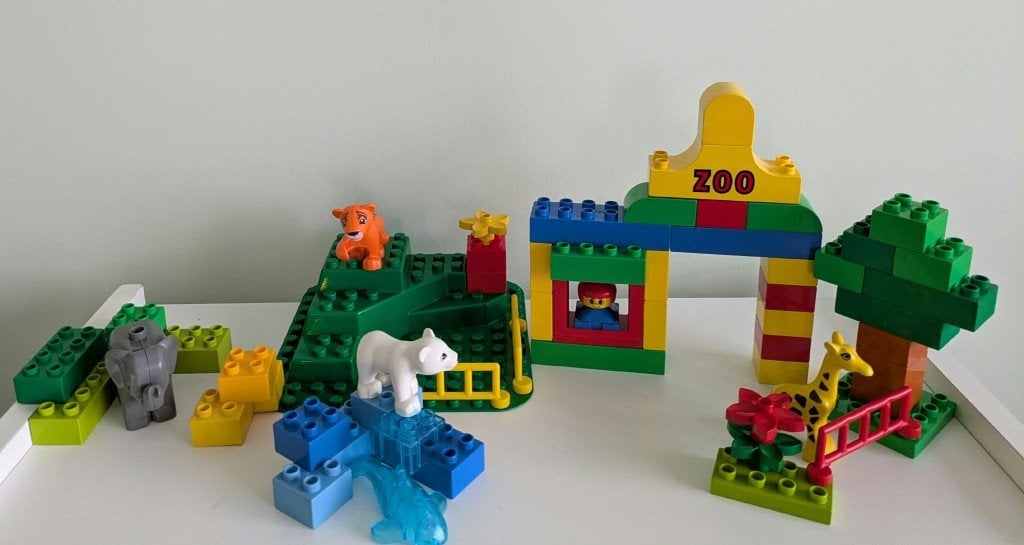 Lego - Duplo My first zoo, MOC (création personnelle), Enlèvement, Utilisé, Duplo