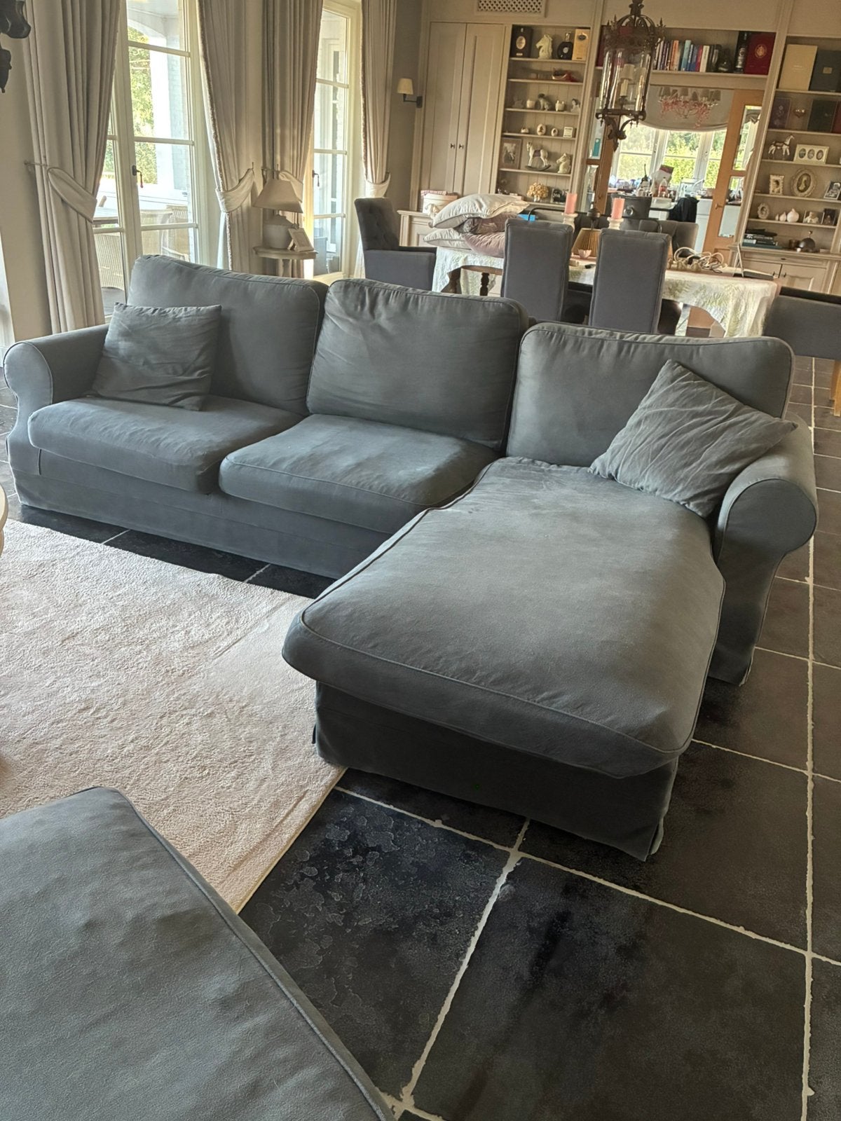 Landelijke salon, Huis en Inrichting, Zetels | Zetels en Chaises Longues, Ophalen, Gebruikt, 75 tot 100 cm, Landelijk