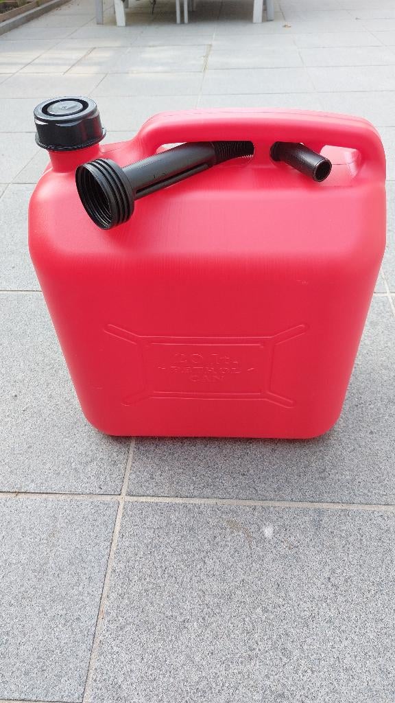 Jerrican carburant 20L AUTOBEST en plastique rouge, Ophalen