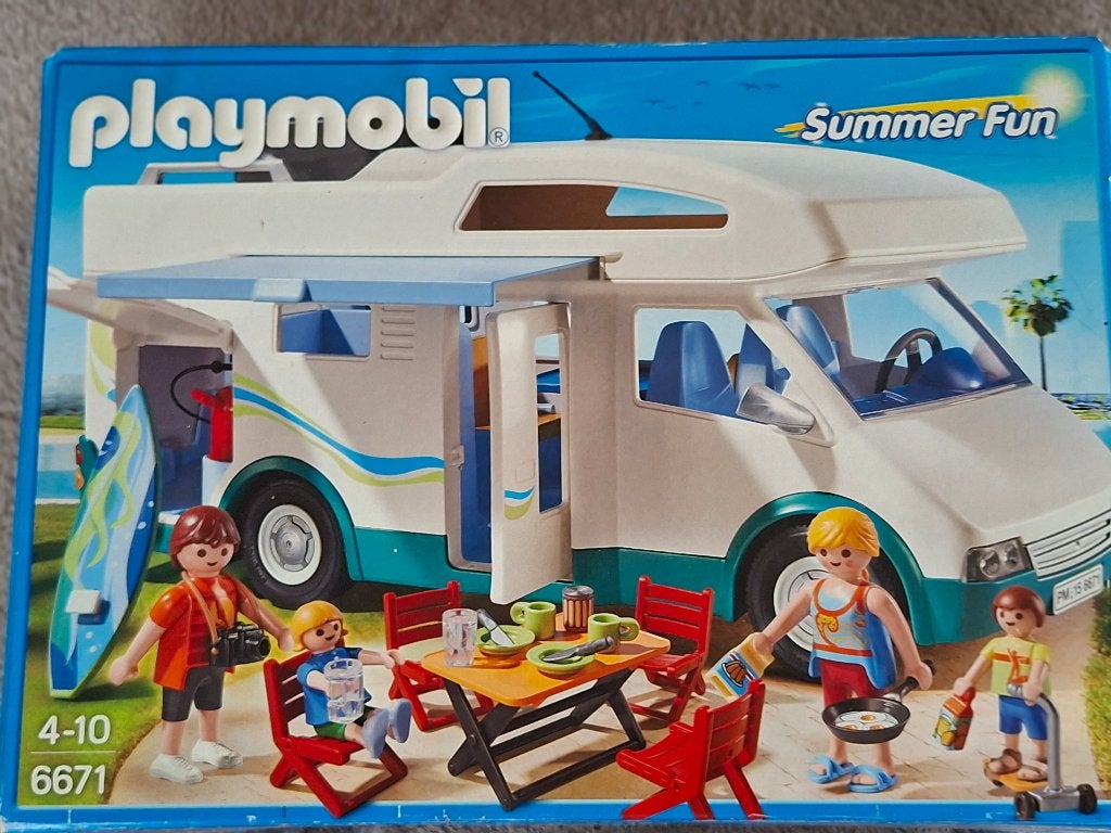 Kampeerwagen playmobil, Kinderen en Baby's, Ophalen, Gebruikt, Complete set, Voertuig