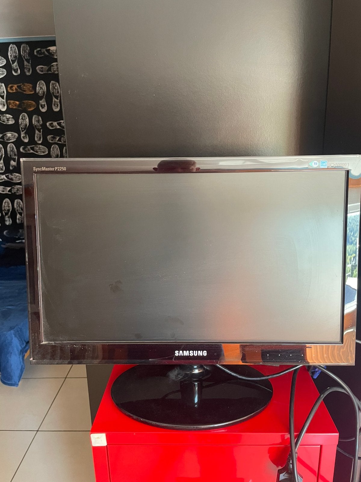Écran PC Samsung SyncMaster P2250 – 22” Full HD, Informatique & Logiciels, Moniteurs, Utilisé, DVI, HD, Enlèvement