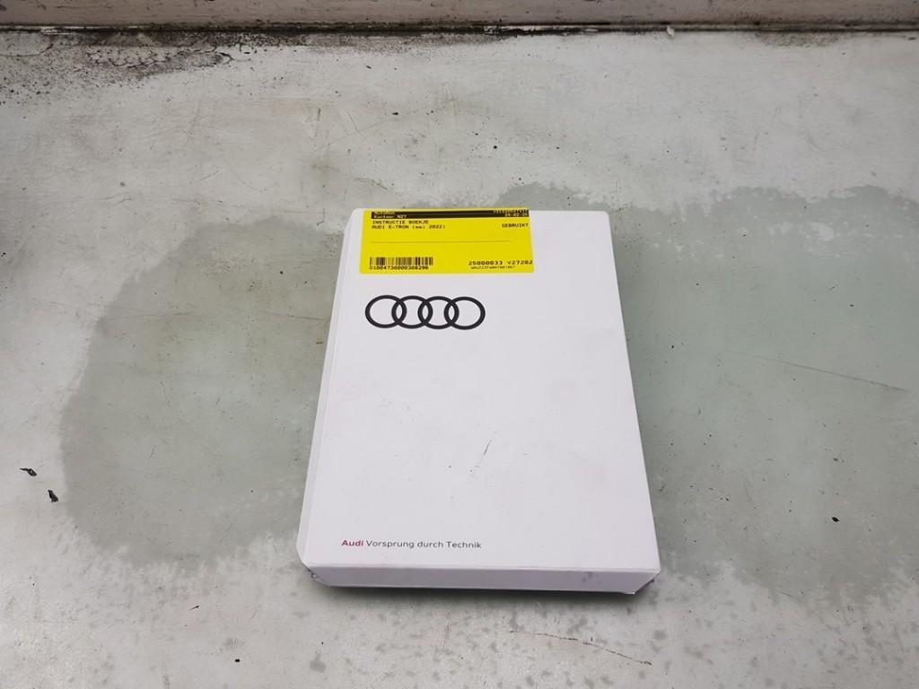 INSTRUKTIEBOEK Audi E-Tron GT (F83) (01-2020/-), Gebruikt, Audi