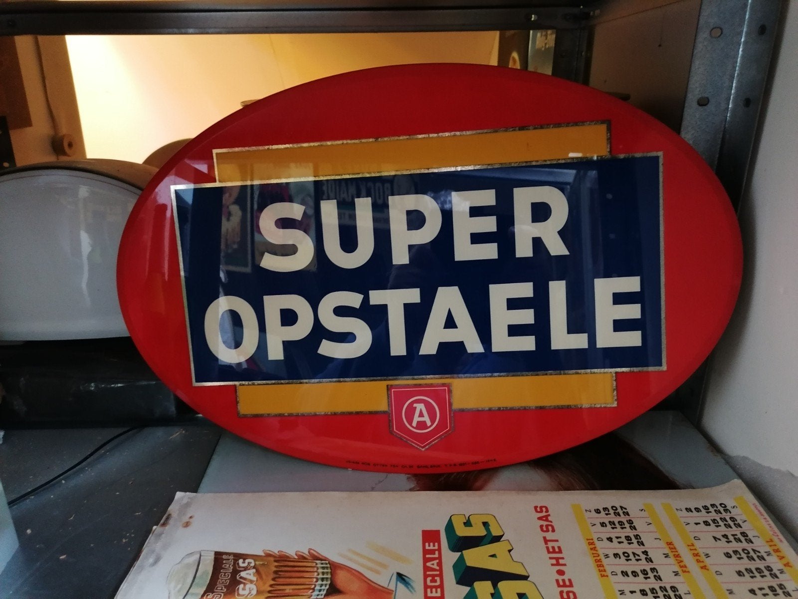 ancienne assiette à bière Super Opstale, Enlèvement ou Envoi