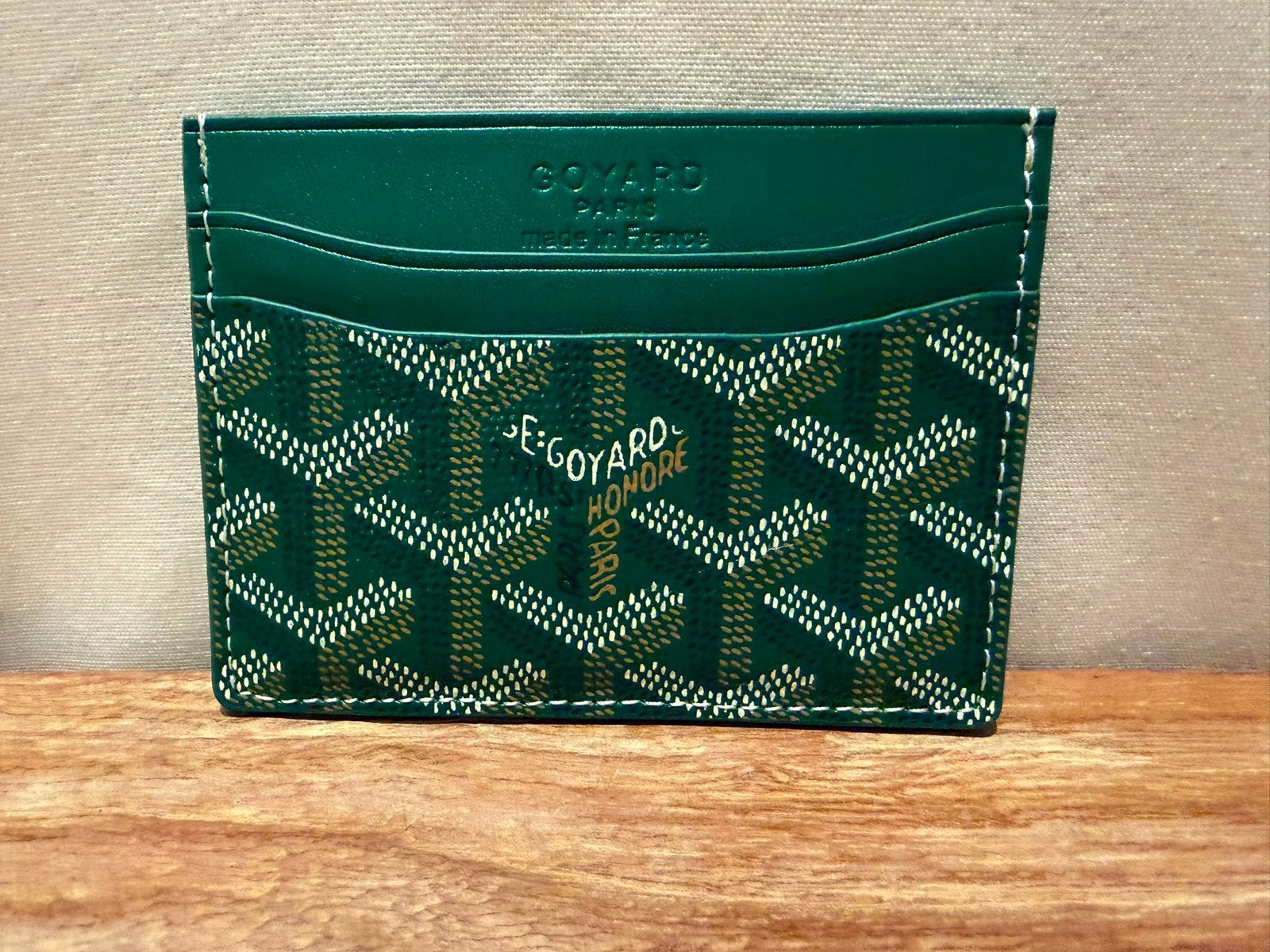 Goyard kaarthouder, Ophalen, Nieuw, Groen, Overige merken