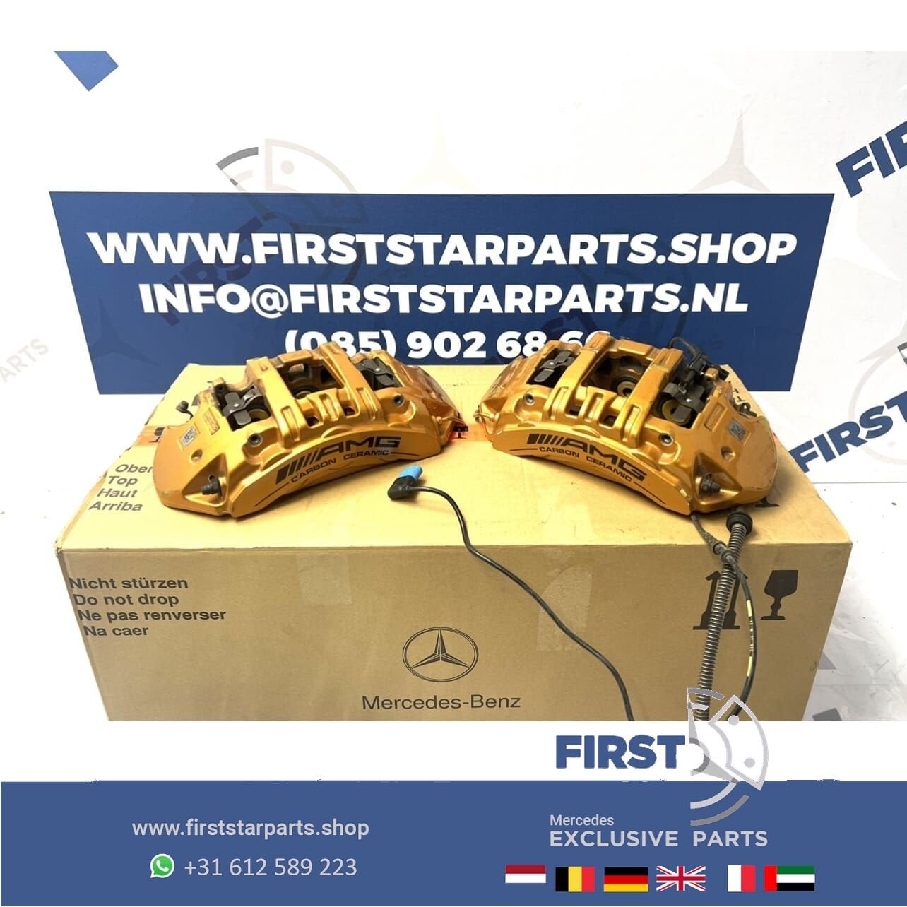 C63s E63s CLS63s GT63s AMG CARBON KERAMISCHE REM A1974210798, Utilisé, -, -, Enlèvement ou Envoi