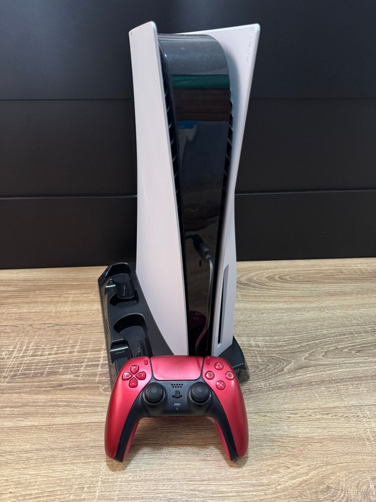 PS5 Disc + 1 Controller + Cooling/Laad station, Enlèvement ou Envoi, Comme neuf
