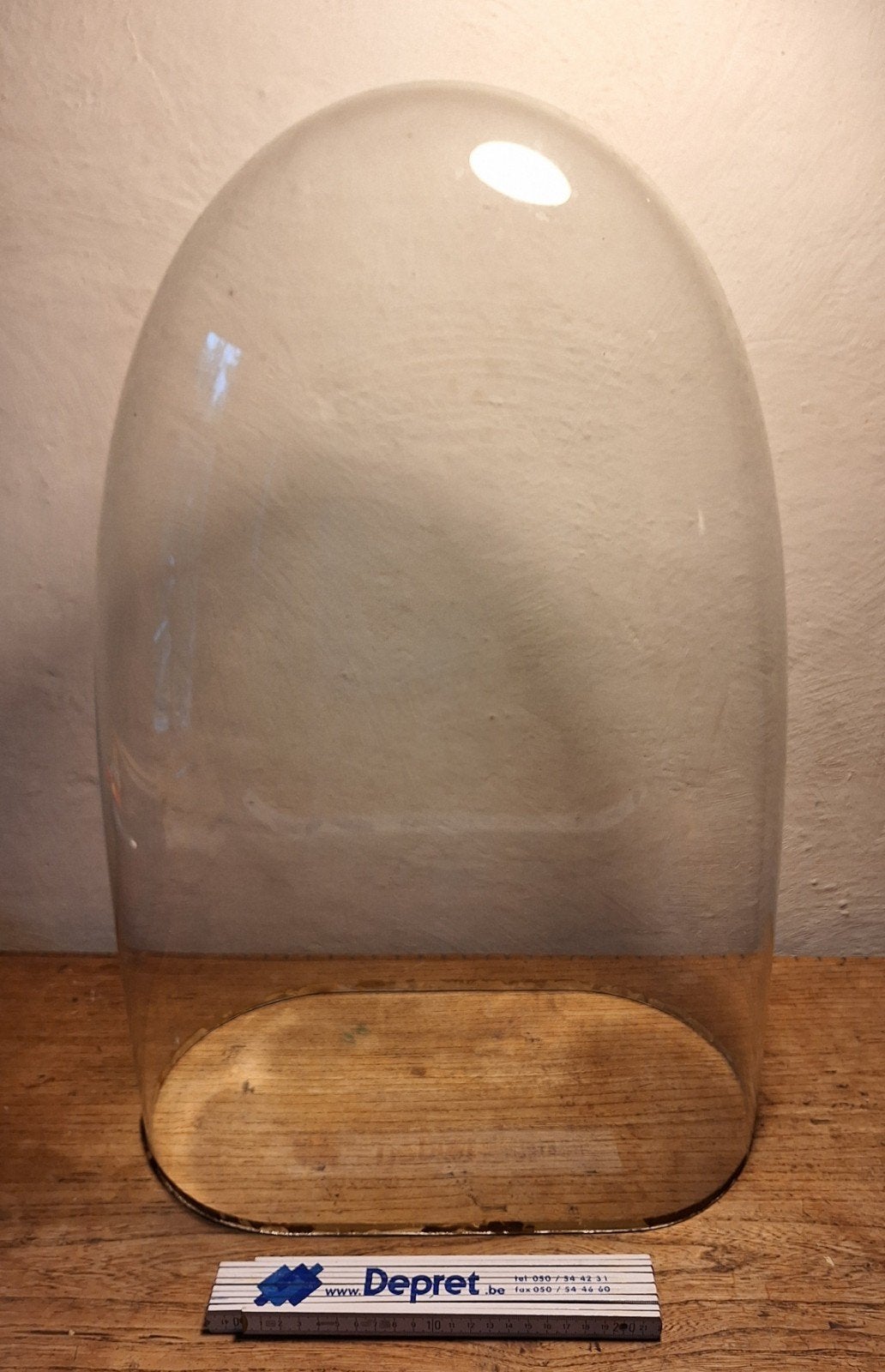 glazen stolp 40 x 22 x 60h, Enlèvement