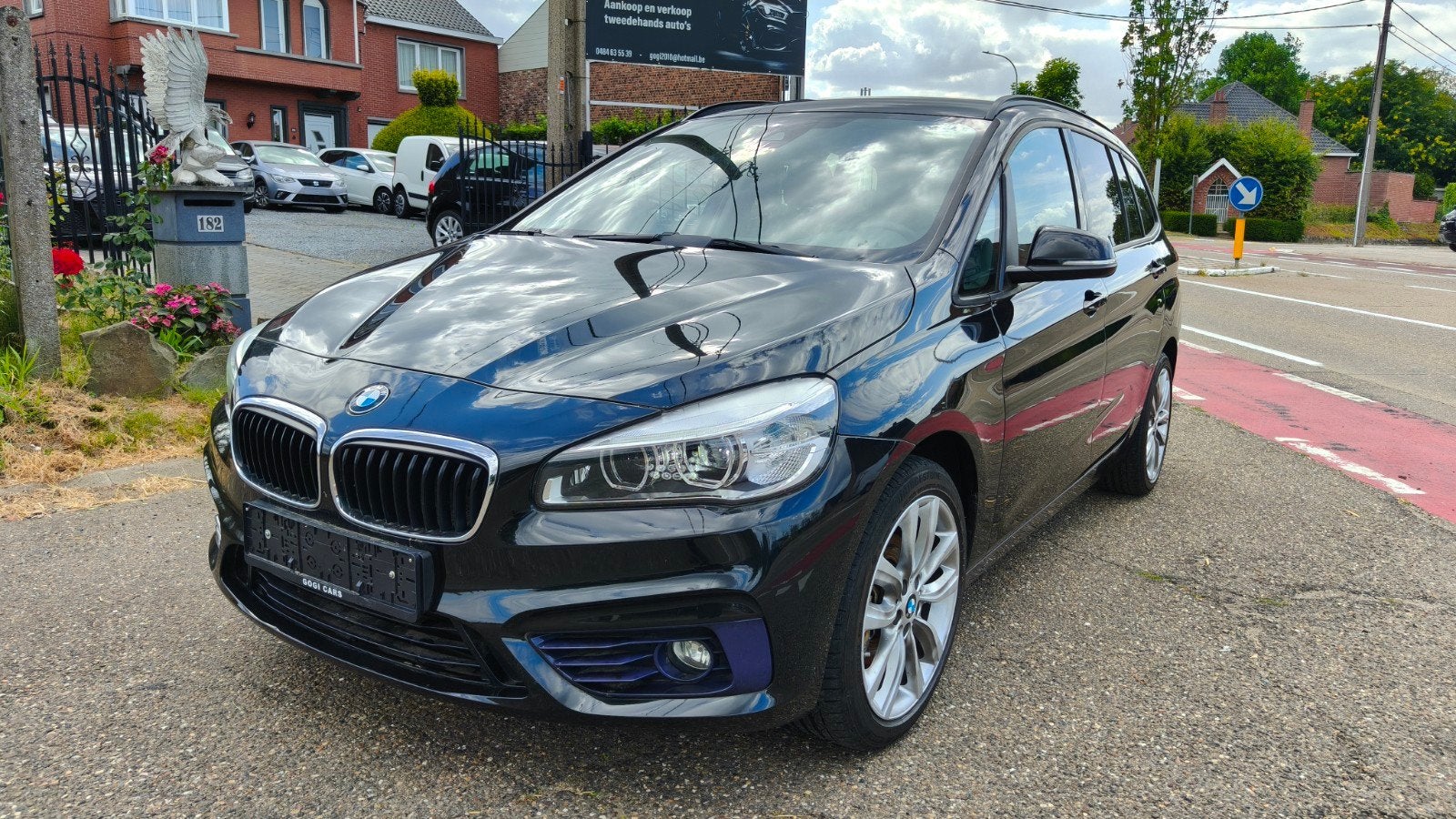 Bmw 216 Gran Tourer 1.5 Diesel (Euro 6b), Auto's, BMW, 1498 cc, 4 cilinders, Zwart, Leder