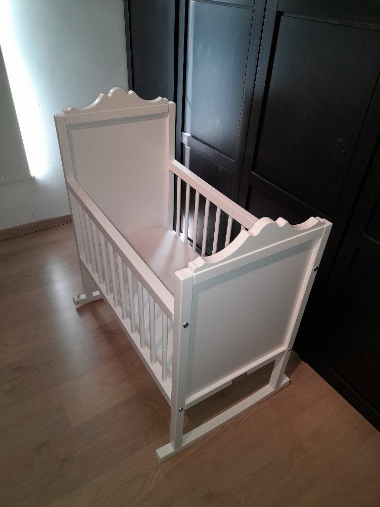 Bobita babybedje + Aerosleep matras, Ophalen, Zo goed als nieuw, Wieg