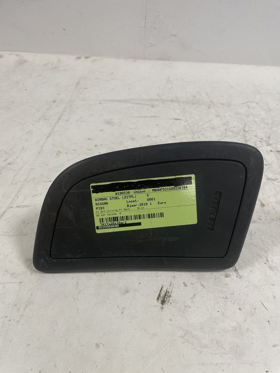 Airbag stoel (zitplaats) van een Suzuki Alto, -, Utilisé, -, Suzuki
