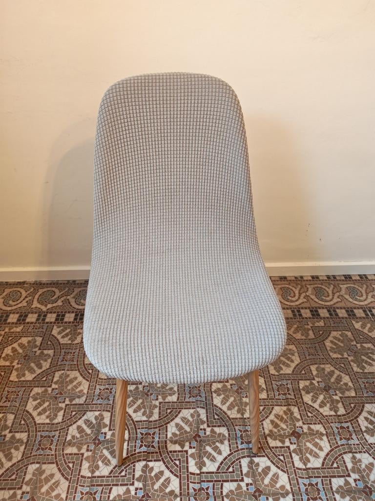 Chaise grise, Maison & Meubles, Chaises, Utilisé, Gris, Tissus, Cinq, Six Chaises ou plus