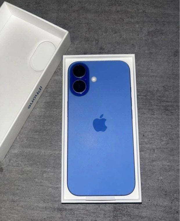 iPhone 16 Bleu – 128 Go, Telecommunicatie, Ophalen, Zo goed als nieuw, Apple