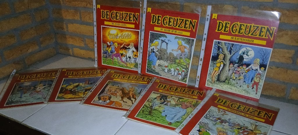 De Geuzen, 8 titels, Boeken, Stripverhalen, Willy vandersteen, Nieuw, Ophalen of Verzenden, Meerdere stripboeken