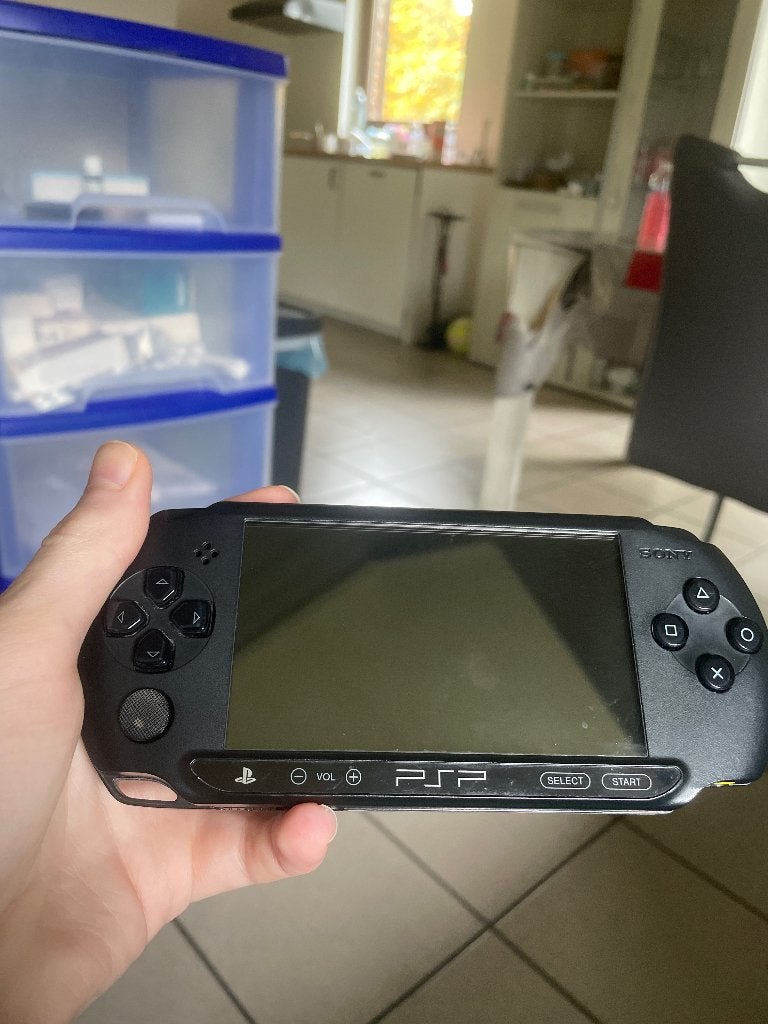 Psp STREET E1000, Games en Spelcomputers, Ophalen, Gebruikt, Zwart, PSP