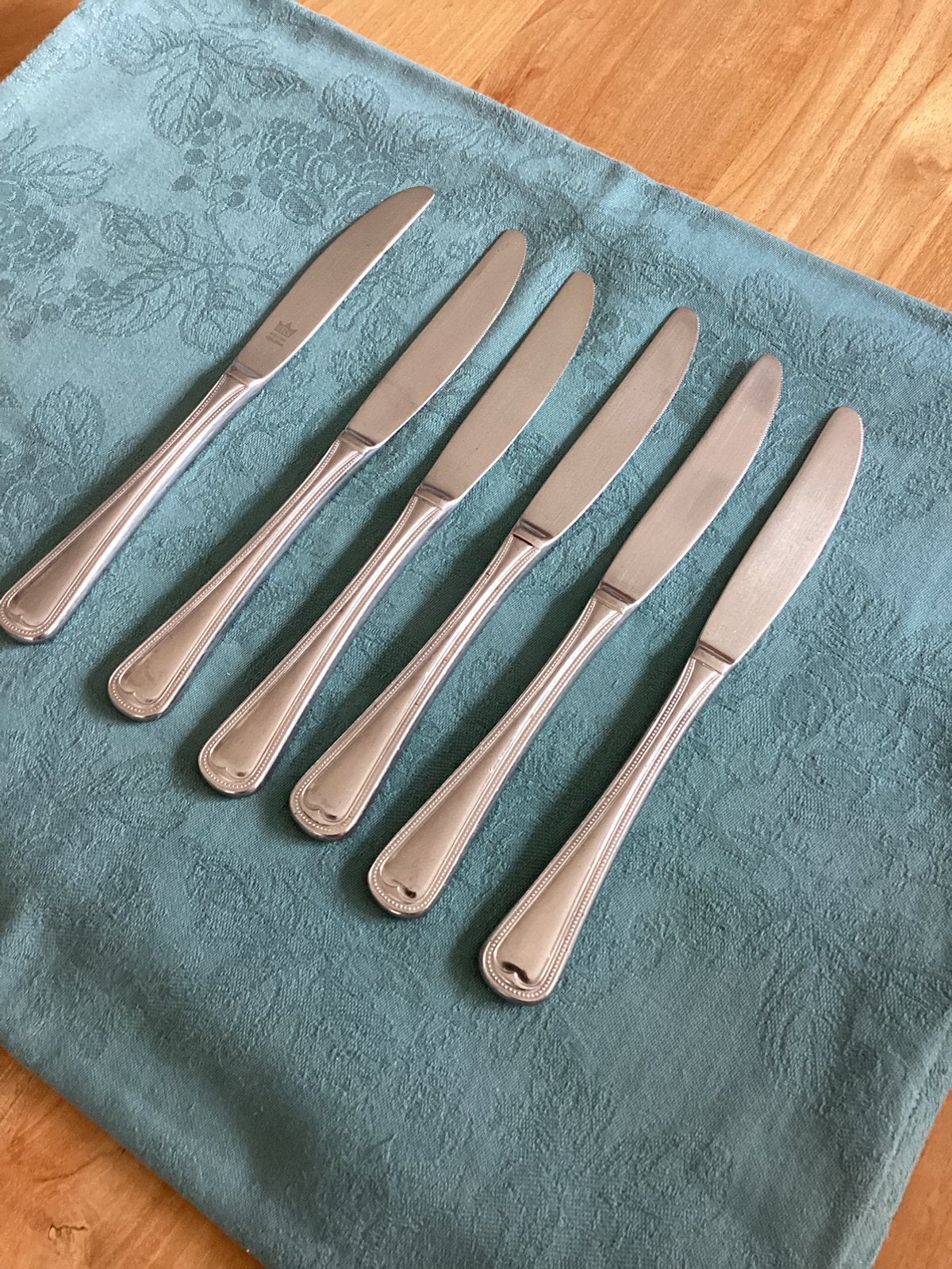 6 couteaux SBS inox, Enlèvement ou Envoi