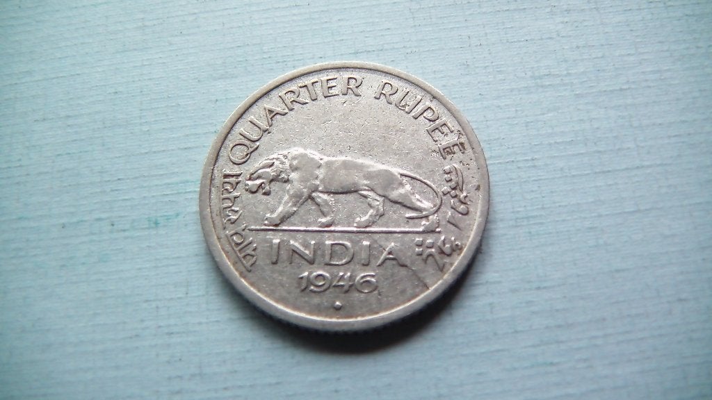 inde 1/4 rupee 1946, Enlèvement