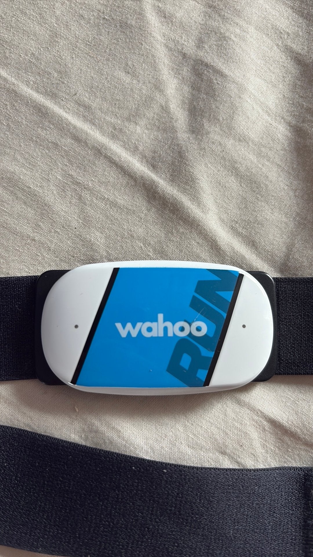 Bande de fréquence cardiaque Bluetooth et ANT+ Wahoo TICKR X, Enlèvement ou Envoi, Utilisé, Garmin, Avec ceinture thoracique