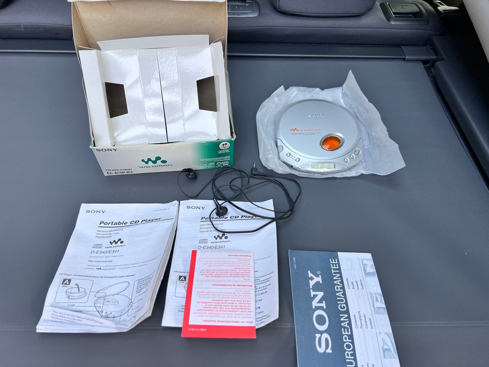 WALKMAN DISCMAN CD-SPELER SONY D- E340 - DOOS, Audio, Tv en Foto, Walkmans, Discmans en Minidiscspelers, Ophalen of Verzenden