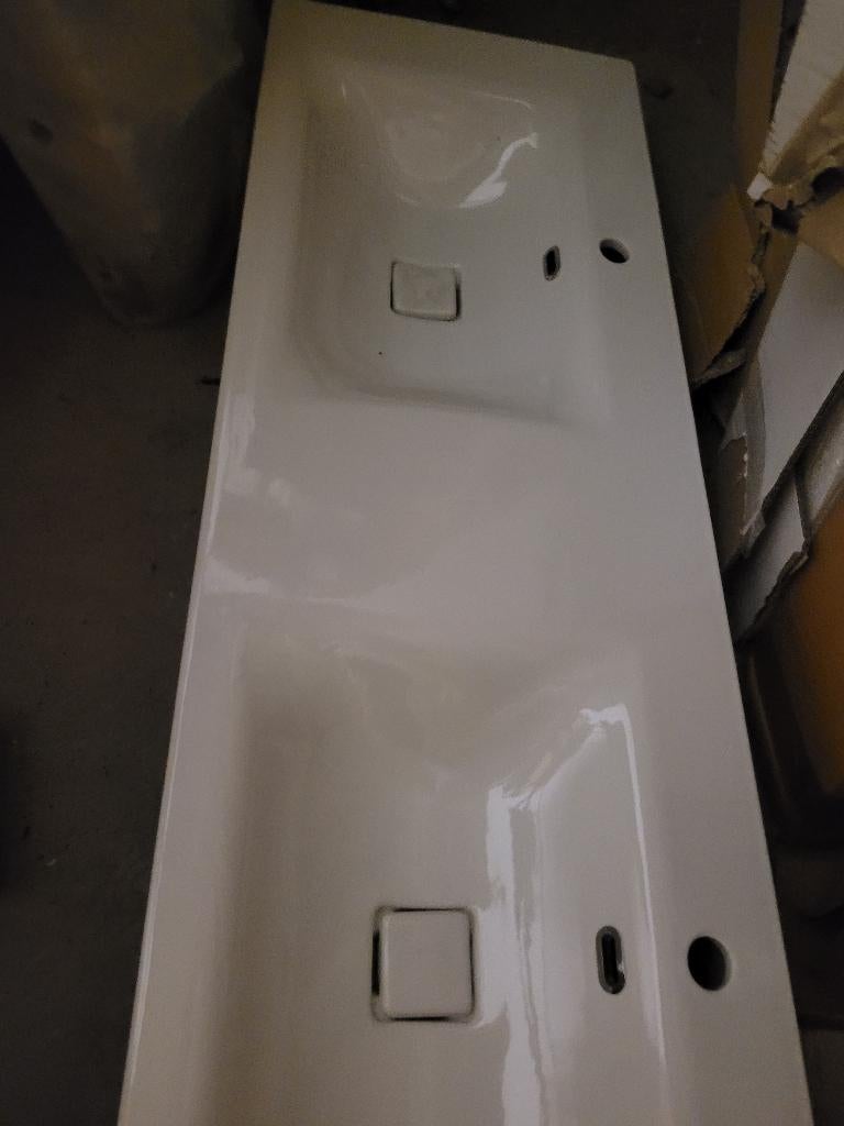 Lavabo salle de bain 140x46 SANIJURA Neuf, Huis en Inrichting, Badkamer | Badkamermeubels, Ophalen, Nieuw