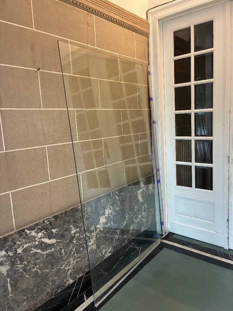 Douchescherm 120x200, Ophalen, Zo goed als nieuw, Glas, Douche