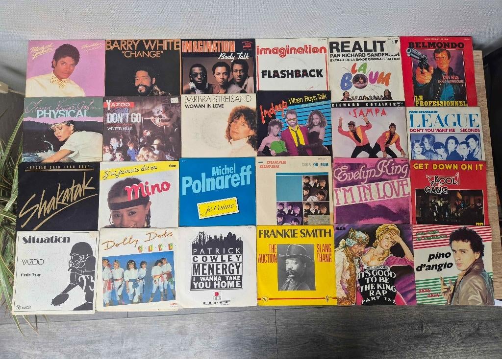 Petits vinyles 45 tours ( 45t tous styles), Enlèvement