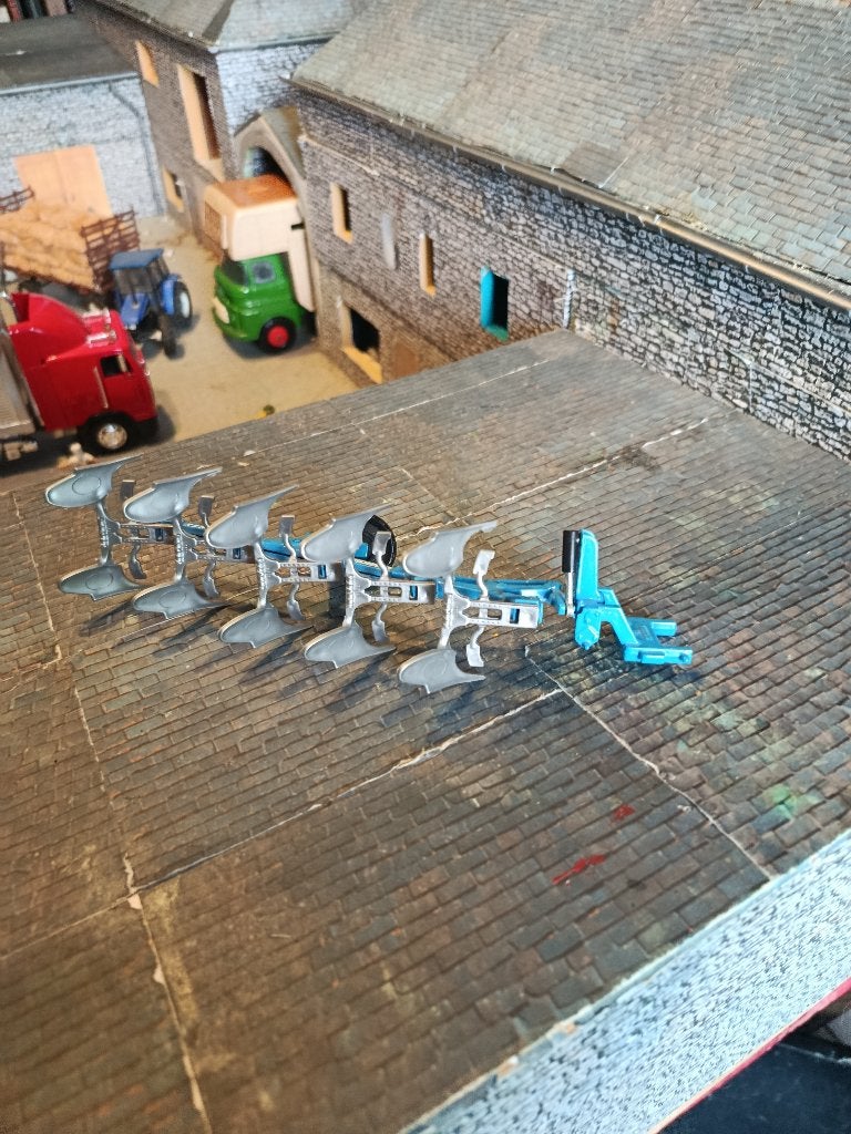 Lemken EuroPal 7X Siku met 5 ploegen, Ophalen of Verzenden, Zo goed als nieuw, Tractor of Landbouw, SIKU