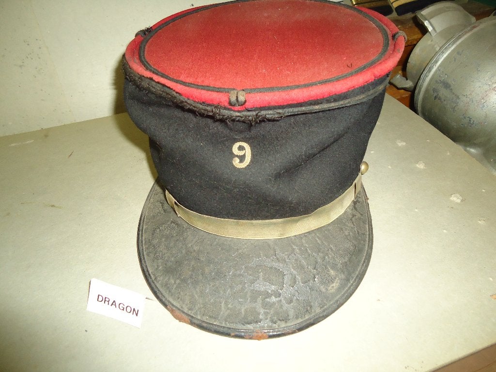 képi 9 dragon WWI, Collections, Objets militaires | Général, Enlèvement ou Envoi, Armée de terre, Casque ou Béret