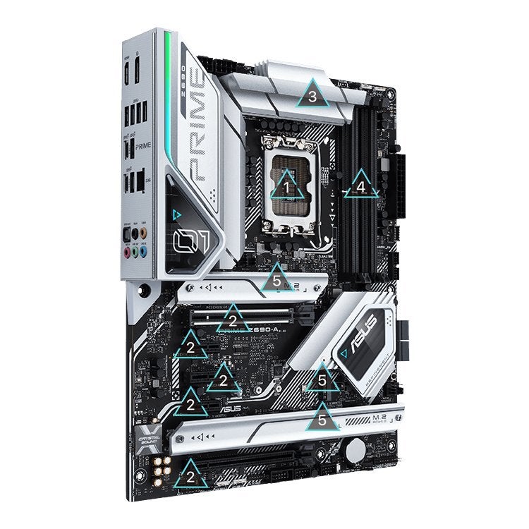 Asus Prime Z690-A ATX moederbord(LGA 1700), Informatique & Logiciels, Cartes mères, LGA 1700, Enlèvement ou Envoi, ATX, DDR5