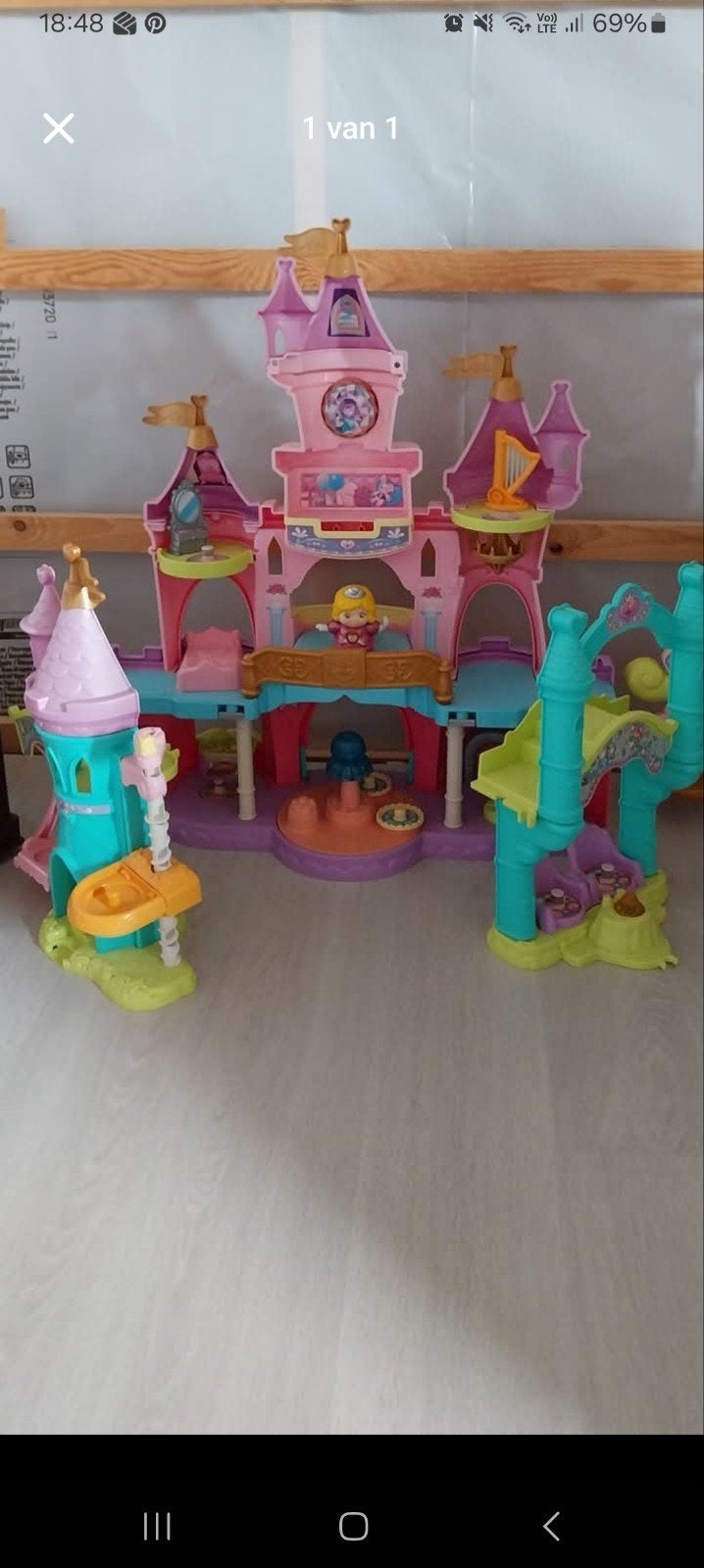 vtech kasteel compleet, Enlèvement