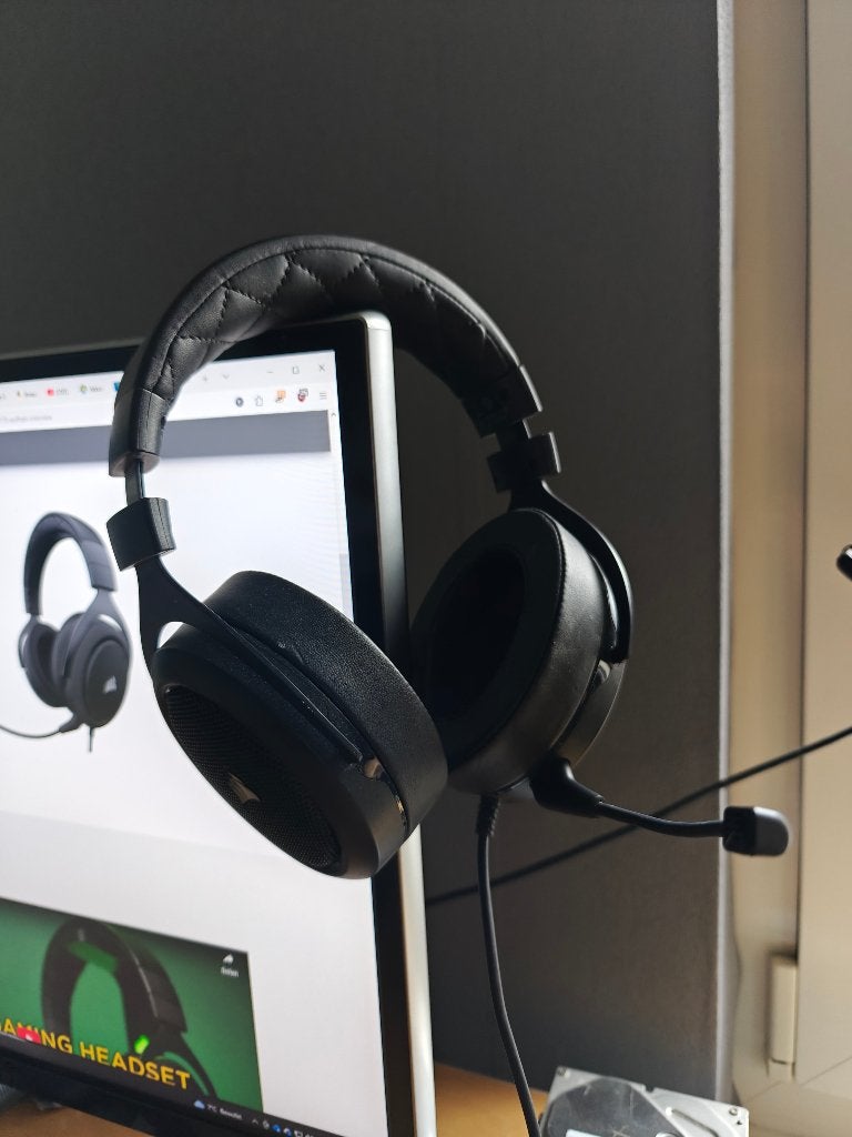 Hoofdtelefoon Corsair HS50, Envoi, Comme neuf, Circum-aural, Autres marques