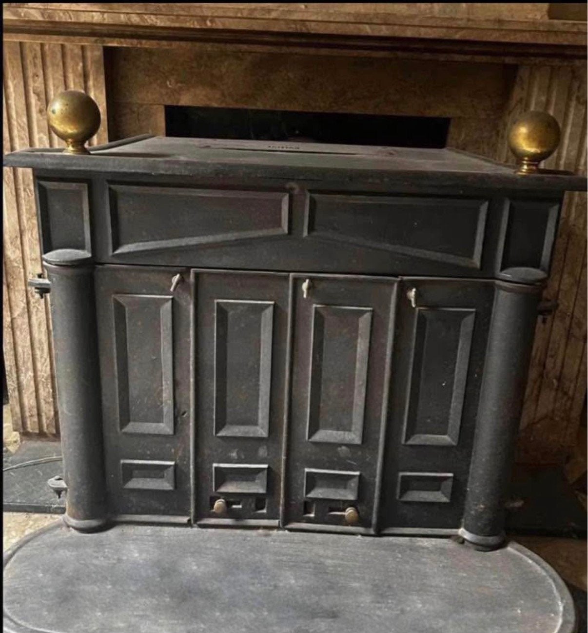 Poele au bois, Maison & Meubles, Cheminées, Enlèvement, Utilisé, Cheminée au bois